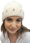 Remix Beanie Γυναικείος Σκούφος Πλεκτός σε Λευκ...