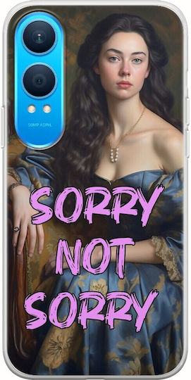Vintage Lady Sorry Not Sorry Oneplus Nord Ce4 Lite 5g Flexibles TPU Transparentes Silikon