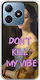 Vintage Lady Don't Kill My Vibe Realme C63 Flexible TPU Transparent Silicone