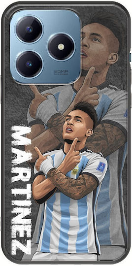 Stele Fotbal Lautaro Martinez Argentina Realme C63 Negru TPU Silicon Negru