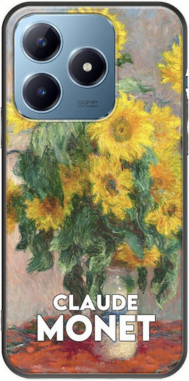 Claude Monet Realme C63 Black TPU Black Silicone