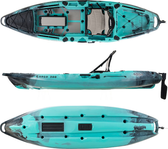 SCK Largo 300 0204-30082 Пластмасов Каяк Плажна чанта 1 лице Тюркоазен