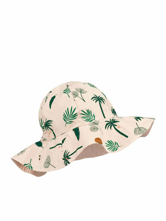 Liewood Kids' Hat Fabric Amelia Beige Jungle Ap...