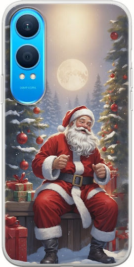Carcasă Transparentă din Silicon TPU Flexibil pentru Oneplus Nord Ce4 Lite 5g Santa Happiness