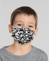 Mocco Military Child Cotton Face Mask Multiple Use 15x25 Cm