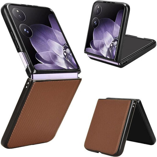 Carbon Fiber Book Πλαστικό Καφέ (Xiaomi Mix Flip)