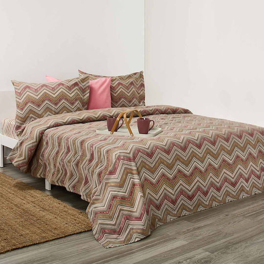 Whitegg Bettwäsche-Set Überdoppel 240x260cm. Φαν67 1 4Stück