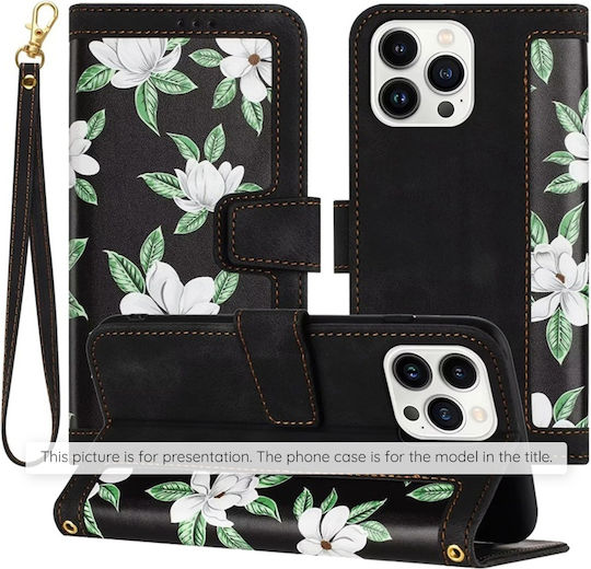 Techsuit Back Cover Σιλικόνης / Δερματίνης Μαύρο (Moto G55)