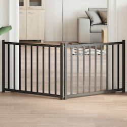 vidaXL Wooden Dog Divider with 2 Panels 80x60cm...