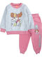 Kids Sweatpants Set Pink 2pcs