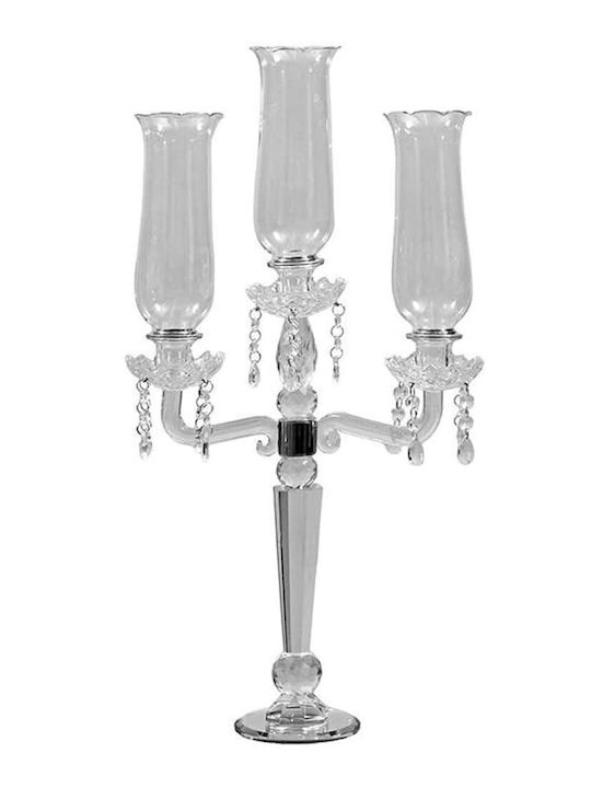 Fylliana Fl6506 Candle Holder Crystal in Transp...