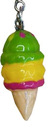Charm It Keychain Charm Bag Charm with LED Ice Cream Cone