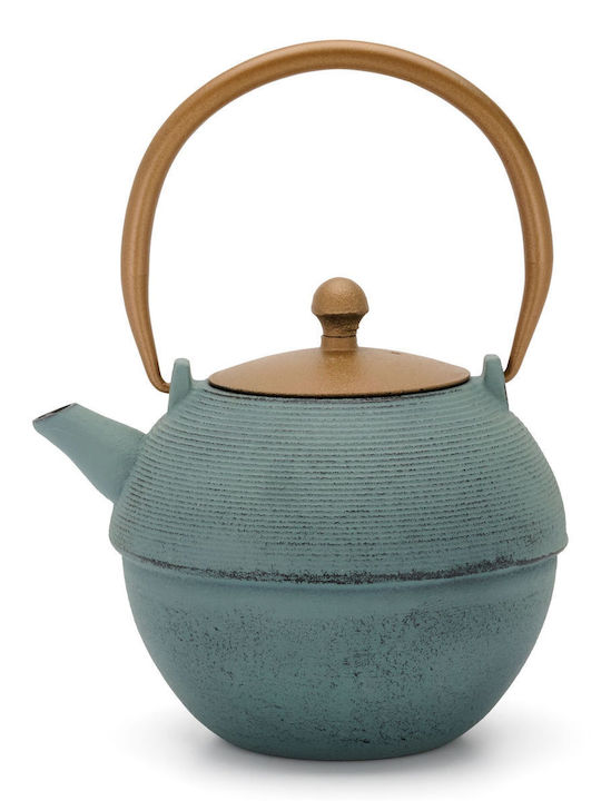 Bredemeijer Cast Iron Teapot Blue 1200ml