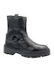 Leather Women's Ankle Boots Black
