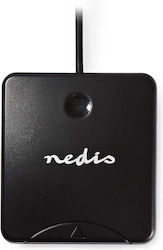 Nedis Smart Card Reader Crdru2sm1bk Smart Card Id-1 Eid Standard Biometric Chips Usb 2.0 Black Nedis Smart Card Reader Crdru2sm1bk Smart Card Id-1 Eid Standard Biometric Chips Usb 2.0 Black