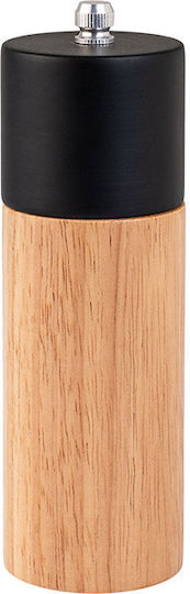 Estia Bamboo Essentials Χειροκίνητος Μύλος Αλατιού Ξύλινος σε Μαύρο Χρώμα 5cm