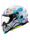 LS2 FF812 Kid Next Level Gloss White Παιδικό Κράνος Μηχανής Full Face ECE 22.06 1250gr