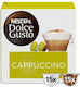 Nescafe Κάψουλες Cappuccino Συμβατές με Μηχανή Dolce Gusto 30caps