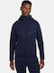 Tech Fleece Windrunner Яке с Качулка Син