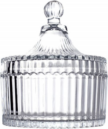 Φοντανιέρα Glas mit Deckel Transparent