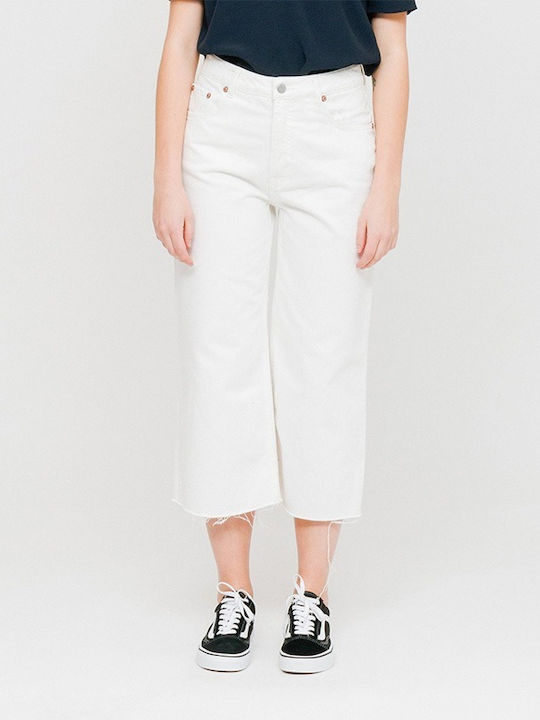 Cheap Monday Γυναικείο Jean Παντελόνι Λευκό