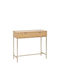 Tasso Конзолна маса от Дърво & Метал с огледало Wood Shade Д80.5xШ35xВ90cm