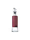 Pufo Glass Oil Vinegar Dispenser 300 Ml Cherry Red