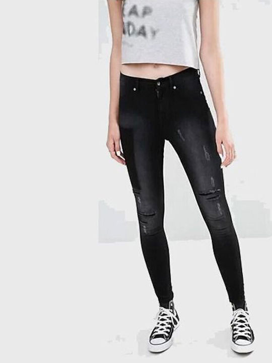 Cheap Monday Spray Γυναικείο Jean Παντελόνι Μαύρο