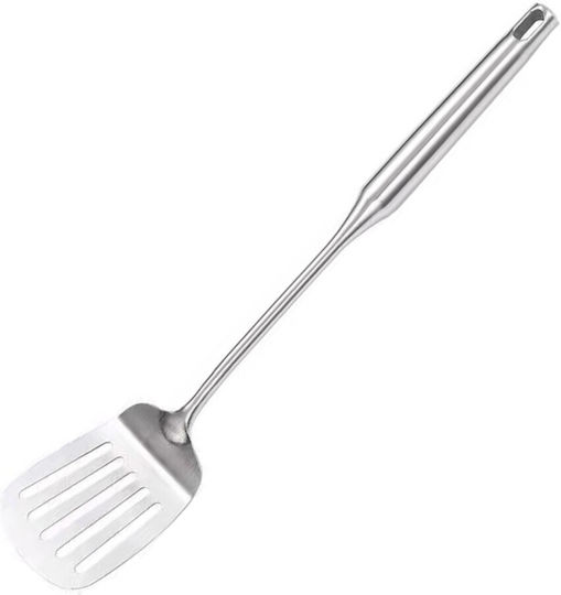 Premium Stainless Steel Spatula Cooking Serving Durable 38 Cm