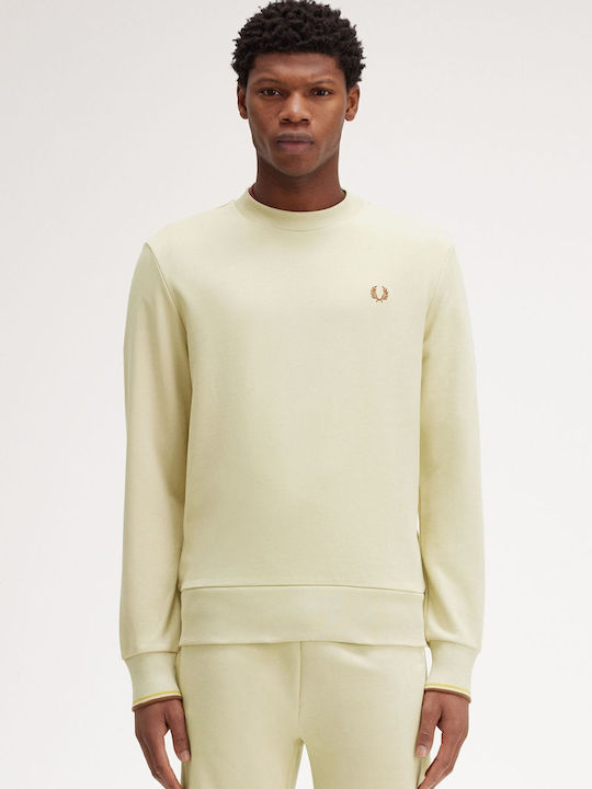 Fred Perry Φούτερ Oatmeal Whisky Brown