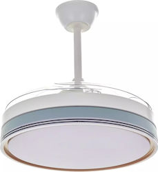 45cm cu Lentile de Mărire Transparent / Alb 3025wh