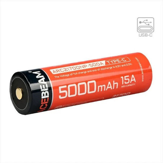 Baterie Reîncărcabilă USB Acebeam 21700 5000mAh