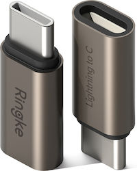 Ringke 480Mbps Lightning / USB-C Masculin la USB-C Feminin 2 Bucăți Ringke 480Mbps Lightning / USB-C Masculin la USB-C Feminin 2 Bucăți