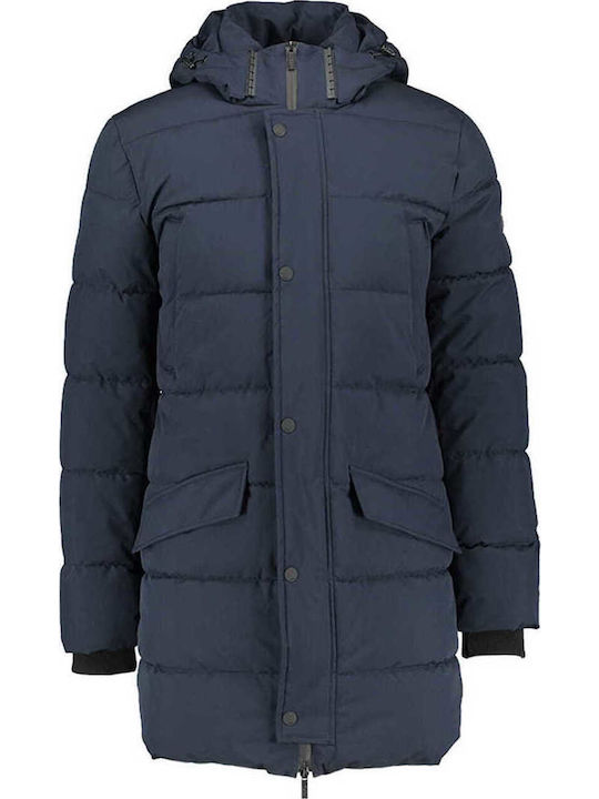 Karl Lagerfeld Geacă de Iarnă Puffer Albastru