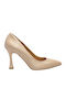 Pumps mit hohem Absatz Beige