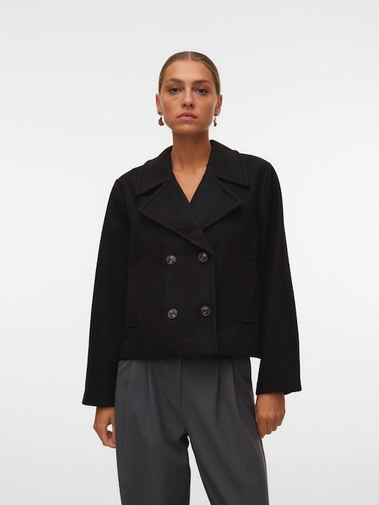 VERO MODA Vmelanor Laurie Long Coat Wrp Ga Boo, grape leaf, XL