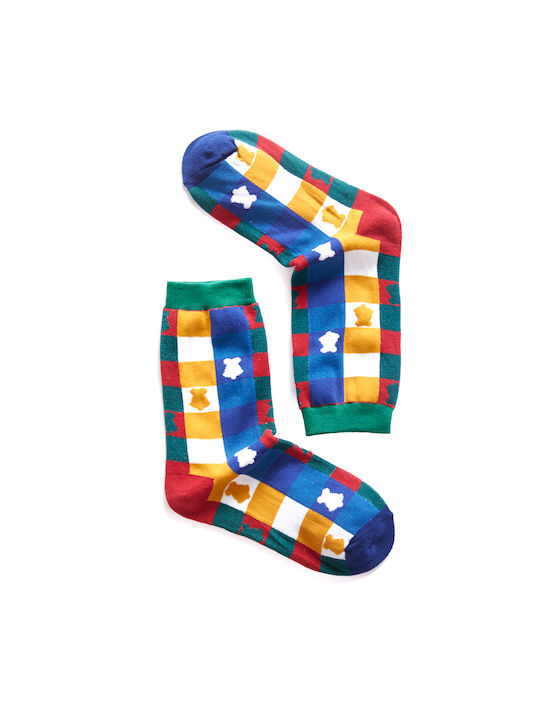 Women's Christmas Plaid Multicolor Socks