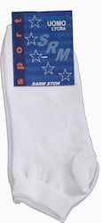 Sarm Stone Men's Socks White