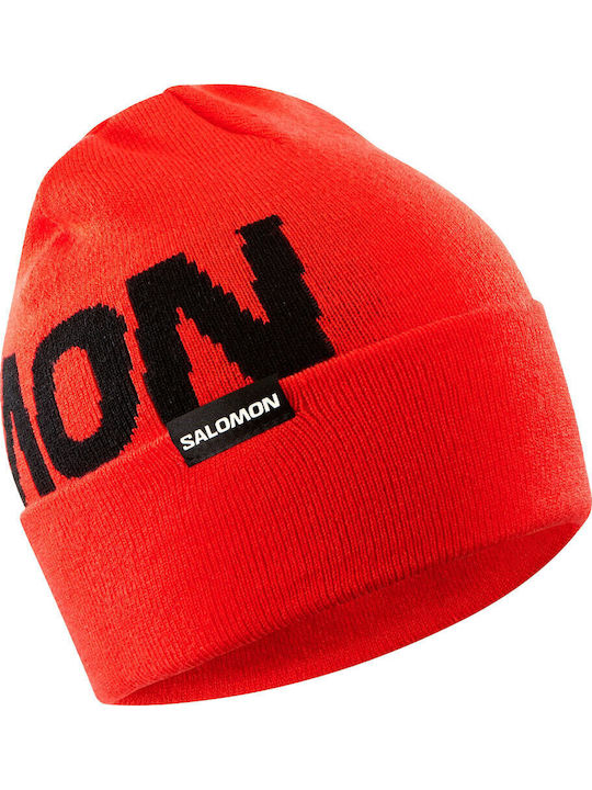 Beanie Unisex Σκούφος Πλεκτός σε Μαύρο χρώμα