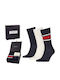 Tommy Hilfiger Ανδρικές Κάλτσες Navy Και Λευκές 3Pack