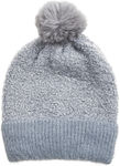 Verde Pom Pom Beanie Beanie Knitted in Gray color