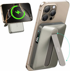 ESR Qi2 MagSlim Kickstand MagSafe Qi2 Външна ба...