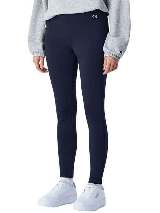 Talie înaltă Pantaloni de Trening Albastru marin