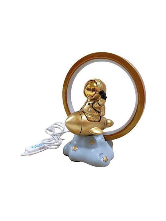 Dorosimo Kinder Tischlampe Gelb 15,5x5x19,5cm