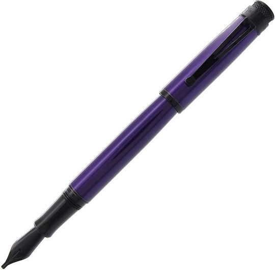 Retro 51 Писалка Medium Лилава от Inox с Червено Мастило