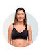 Carriwell Carri-gel Maternity & Nursing Bra with Clips Black