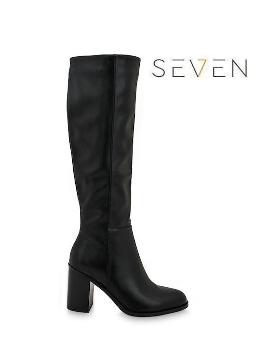 Seven Synthetic Leather Women's Boots Black