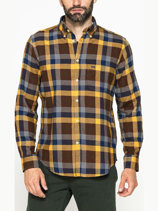 Cu mânecă lungă Denim Cămașă MULTICOLOR