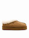 Suede Women's Slippers Brown