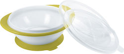 Green Bowl 2 Lids Suction Cup